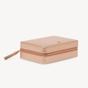 Kendra Scott Large Travel Jewelry Case rose gold
